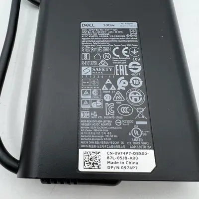Genuine Dell AC Adapter DA180PM180 100-240V 2.34A - 50-60Hz - Thumbnail 6