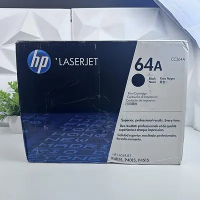 Genuine HP 64A CC364A Black Toner Cartridge LaserJet P4014 P4015 P4515 - Thumbnail 1