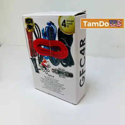 GFCAR 4 Gauge Car Audio Amplifier Wiring Kit 17 FT Power RCA Speaker Cables - New - Real photo at TamDo.us