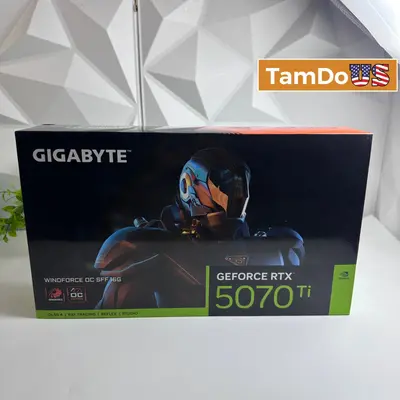 GIGABYTE GeForce RTX 5070 Ti WINDFORCE OC SFF 16GB GDDR7 Graphics Card 3X Fans - Thumbnail 1