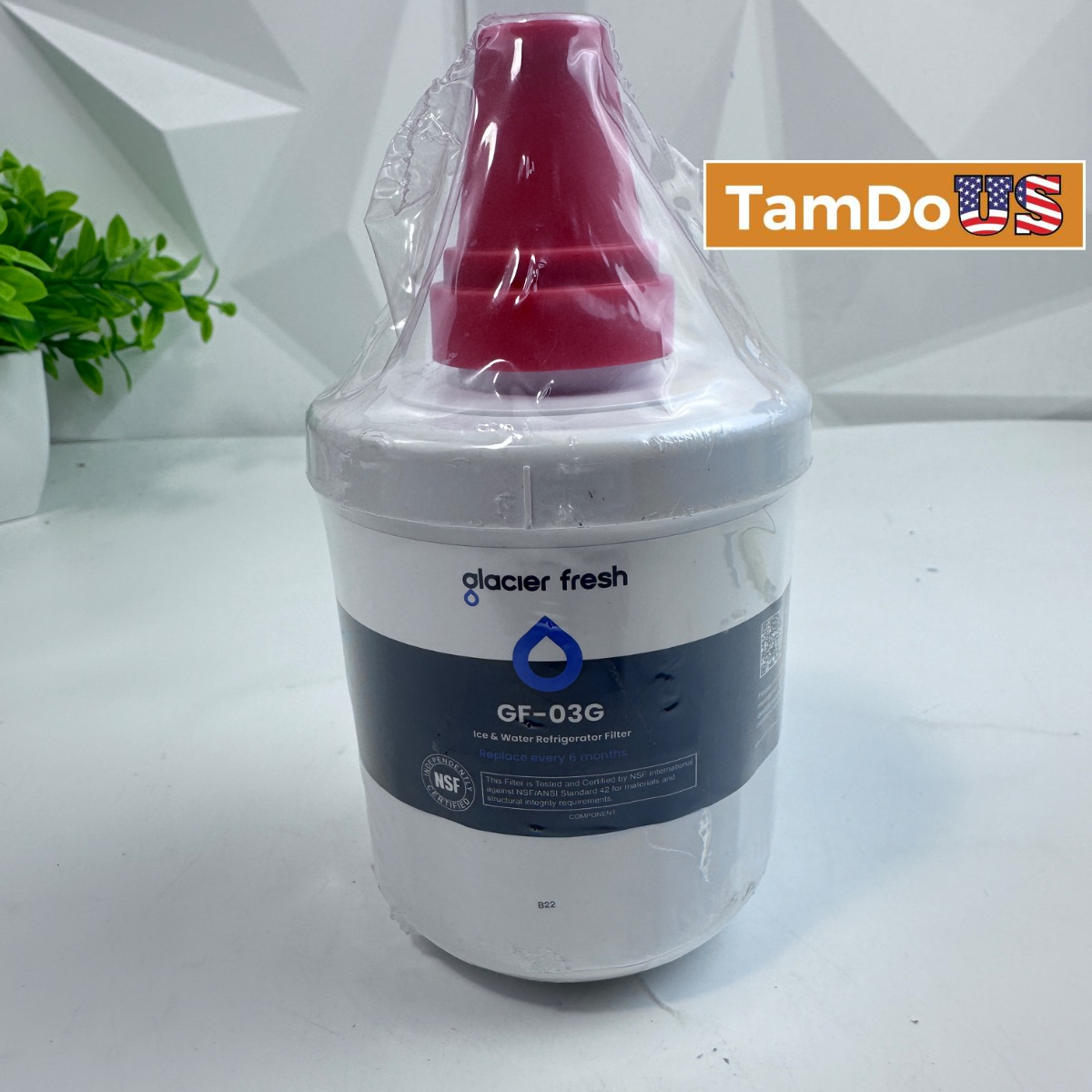 Glacier Fresh GF-03G Refrigerator Water Filter Replacement Premium - Photo 1 - Real photo at TamDo.us