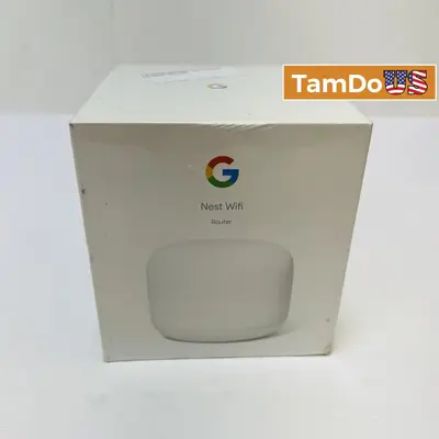 Google Nest Wi-Fi Router (GA00595-US) Dual Band AC2200 Mesh System - Thumbnail 1