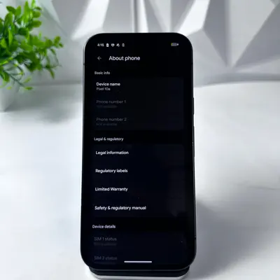 Google Pixel 10a 5G Smartphone 6.3" | 128GB | Obsidian | Unlocked - Thumbnail 10