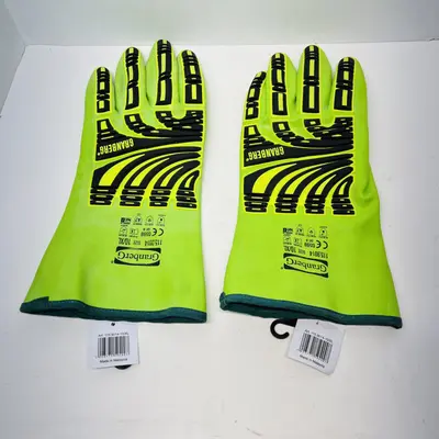 Granberg Leather Cut and Impact Gloves - Size 10/XL - Thumbnail 5