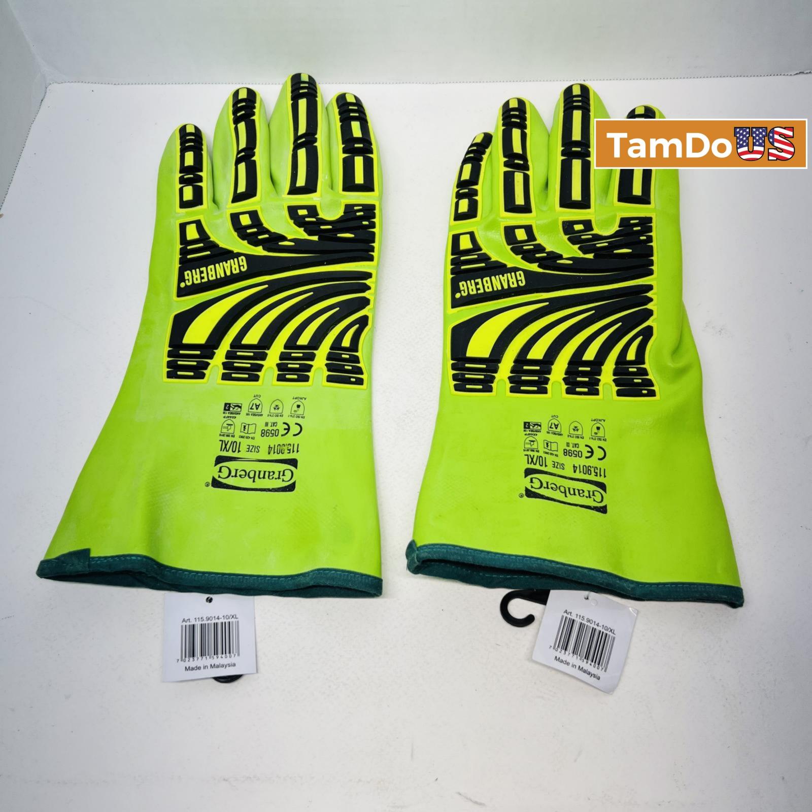 Granberg Leather Cut and Impact Gloves - Size 10/XL - Photo 1 - Real photo at TamDo.us