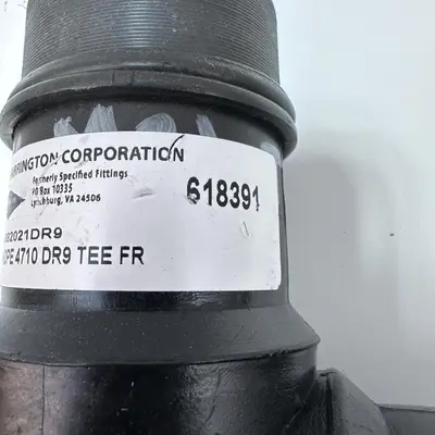 Harrington 618391 2" x 1" HDPE Reducing Tee - Corrosion Resistant - Thumbnail 8
