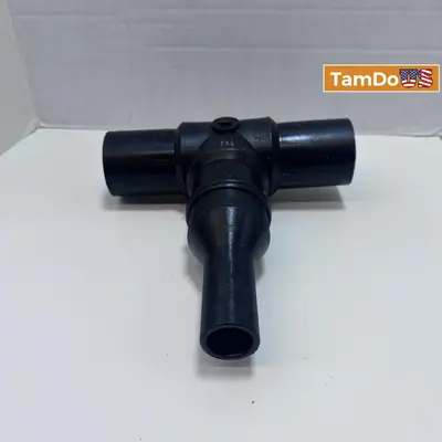 Harrington 618391 2" x 1" HDPE Reducing Tee - Corrosion Resistant - New - Real photo at TamDo.us