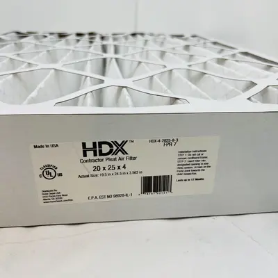 HDX Contractor Pleat Air Filter 20x25x4 – 3 Pack - Thumbnail 4