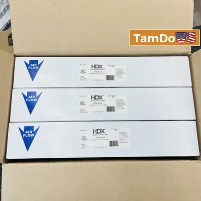 HDX Contractor Pleat Air Filter 20x25x4 – 3 Pack - Thumbnail 1
