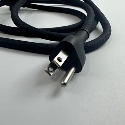 Heavy Duty Braided AC Power Cord NEMA 5-15P to IEC C13 3-Prong - Thumbnail 3