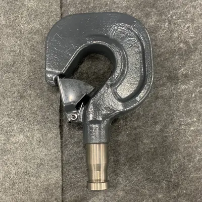 Heavy-Duty Forged Steel Lifting Hook, Industrial Crane Rigging Hook - Thumbnail 1