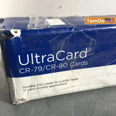 HID Global UltraCard CR-79/CR-80 PVC ID Cards, 500 Blank, Premium Quality - New Open Box - Real photo at TamDo.us