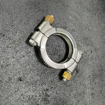 High Pressure Double Bolt Sanitary Tri-Clamp FOR Tri-Clover Fittings - Thumbnail 3