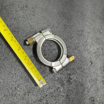 High Pressure Double Bolt Sanitary Tri-Clamp FOR Tri-Clover Fittings - Thumbnail 4