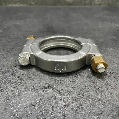 High Pressure Double Bolt Sanitary Tri-Clamp FOR Tri-Clover Fittings - Thumbnail 2
