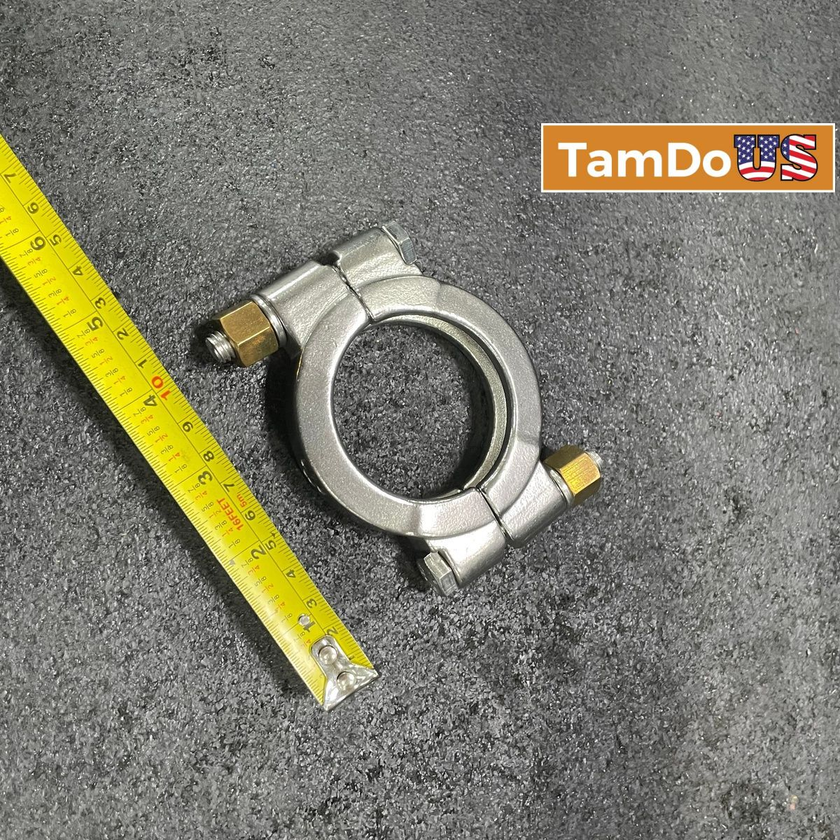 High Pressure Double Bolt Sanitary Tri-Clamp FOR Tri-Clover Fittings - Photo 1 - Real photo at TamDo.us