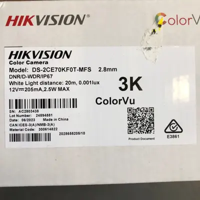 Hikvision DS-2CE70KF0T-MFS 5MP ColorVu Turret Cam - Thumbnail 2