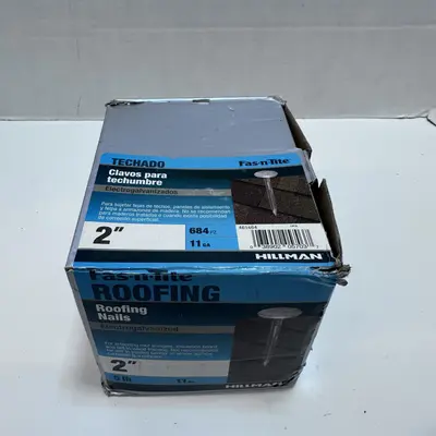 HILLMAN FASTENERS 5lb 2" x 11 Gauge Fasn-Rite Electro Galvanized Roofing - Thumbnail 4