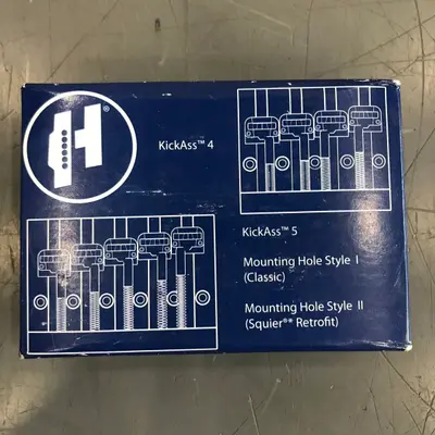 Hipshot 5K400C KickAss Bass Bridge Chrome, 4-String - Thumbnail 2