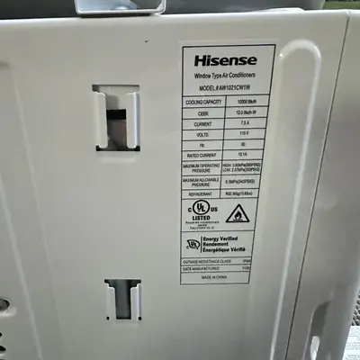 Hisense Medium Room Window Air Conditioner, Remote Included (115V, 10000-BTU) - Thumbnail 5