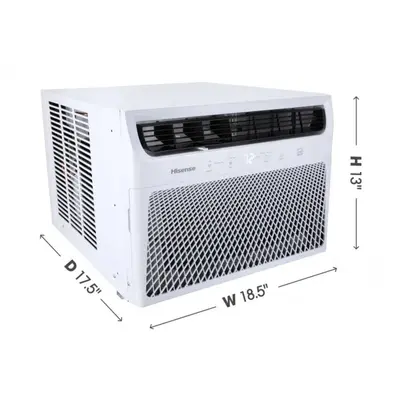 Hisense AW1021CW1W 10000 BTU Smart Window Air Conditioner Energy Star 450 Sq Ft - Thumbnail 3
