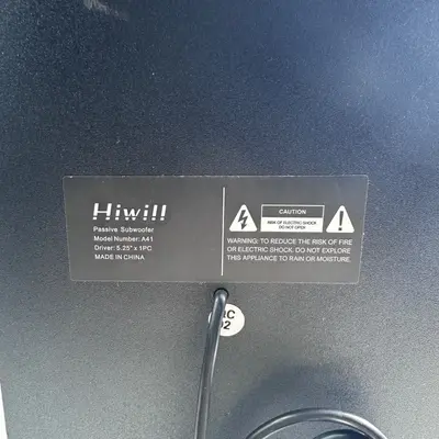Hiwill A41 Passive Subwoofer Unit 5.25" FOR Hiwill HiElite A41 Soundbar System - Thumbnail 7