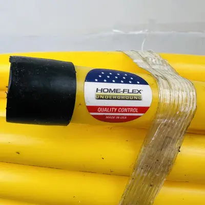 Home-flex 1/2 in. IPS x 100 ft. DR 9.3 Underground Yellow Polyethylene Gas Pipe - Thumbnail 4