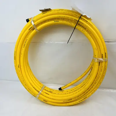 Home-flex 1/2 in. IPS x 100 ft. DR 9.3 Underground Yellow Polyethylene Gas Pipe - Thumbnail 2