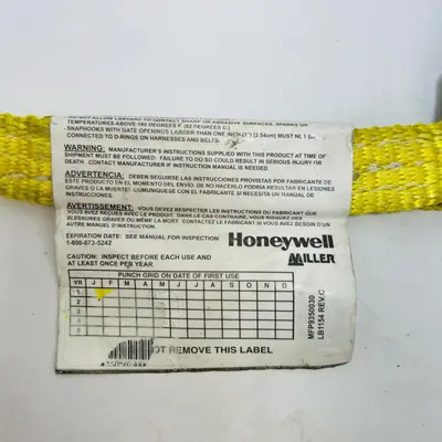Honeywell Miller 226WRS-Z7/4FTYL Safety Lanyard 4FT Dacron - Thumbnail 4