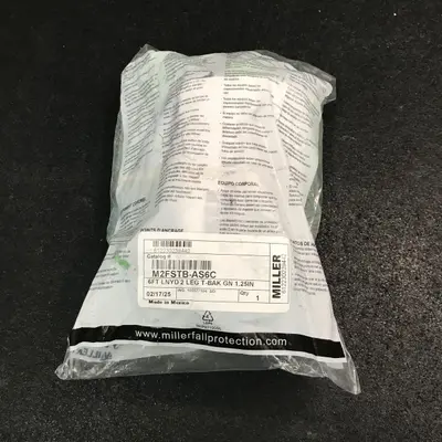 Honeywell Miller 6FT BackBiter Tie-Back Lanyard Locking Snap Hook - Thumbnail 2