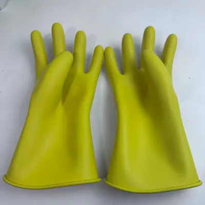Honeywell Salisbury Class 0 Rubber Insulating Gloves 1000V AC Size 10 Yellow - Thumbnail 2
