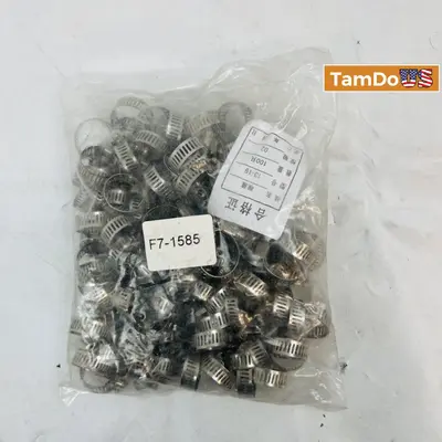 Hose Clamps 13–19mm – Stainless Steel Worm Gear Clamps (Pack of X) - Thumbnail 3