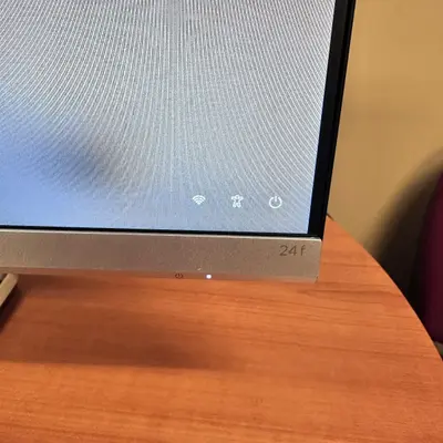 HP 24f 24" FHD IPS Monitor Slim Display Silver Stand HDMI VGA - Thumbnail 7