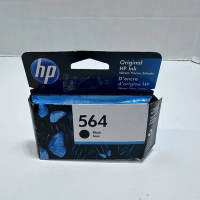 HP 564 Black Original Ink Cartridge Genuine OEM Printer Ink, New Sealed - Thumbnail 5