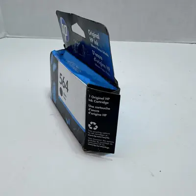 HP 564 Black Original Ink Cartridge Genuine OEM Printer Ink, New Sealed - Thumbnail 2