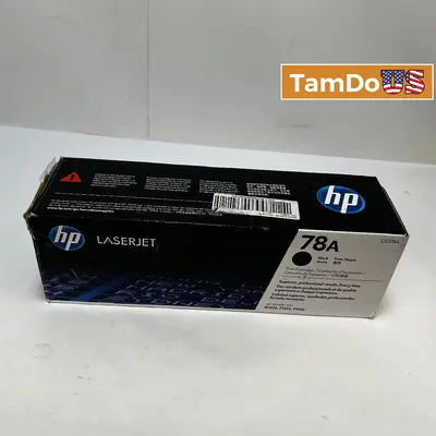 HP 78A CE278A Black LaserJet Toner Cartridge, Genuine OEM - New Open Box - Real photo at TamDo.us