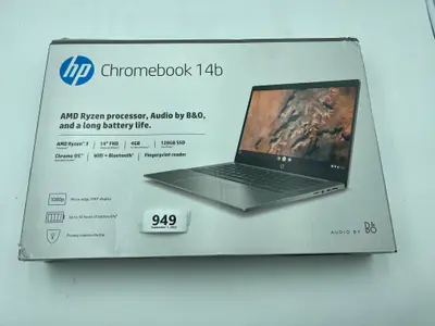HP Chromebook 14" FHD, AMD Ryzen 3-3250C, 4GB RAM, 128GB SSD - Thumbnail 5