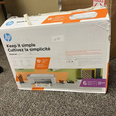 HP DeskJet 2755e Wireless Color All-in-One Inkjet Printer - Thumbnail 2