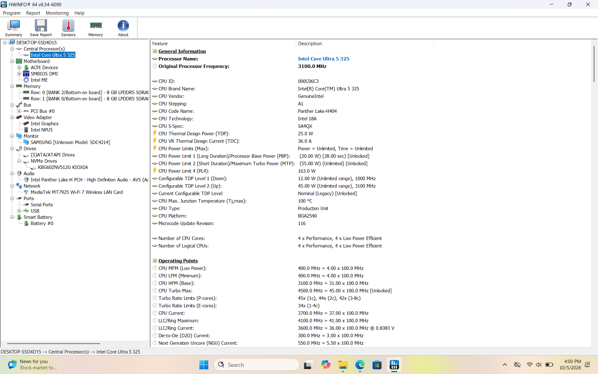 HP HP OmniBook, Ultra 5 325, 16GB, Intel Graphics, 512GB - Thumbnail 3