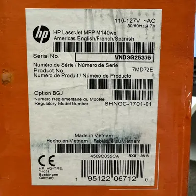 HP LaserJet MFP M140we All-in-One Wireless Black & White Printer - Thumbnail 6