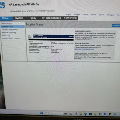 HP LaserJet MFP M140we All-in-One Wireless Black & White Printer - Thumbnail 10