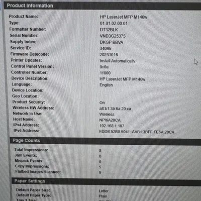 HP LaserJet MFP M140we All-in-One Wireless Black & White Printer - Thumbnail 9