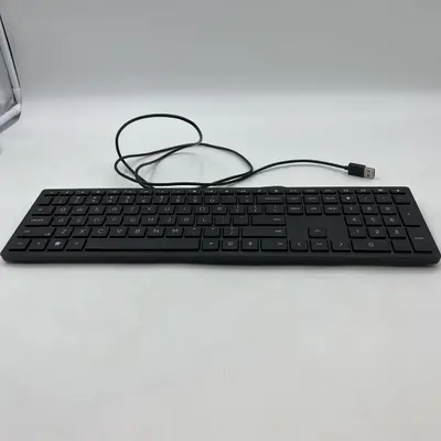 HP Lifestyle Wired Keyboard, Black - Thumbnail 3