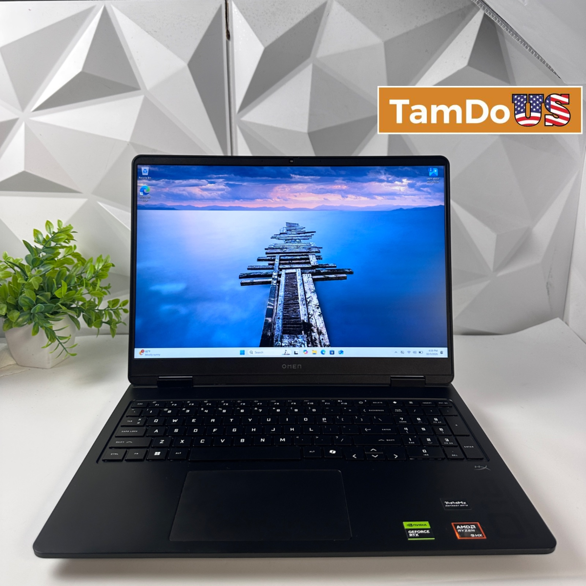 HP OMEN 16" 2K 144Hz Gaming Laptop, Ryzen 9 8940HX, 32GB DDR5, 1TB SSD, RTX 5060 - Photo 1 - Real photo at TamDo.us