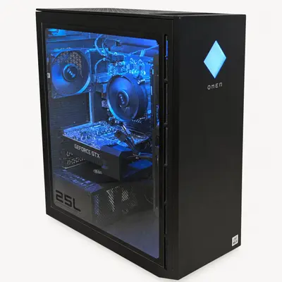 HP OMEN 25L Gaming Desktop, Core i5-10400, 8GB, 512GB SSD, GTX 1660 SUPER - Thumbnail 4