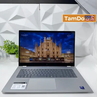 HP OmniBook X 17.3" FHD Touch Laptop, Core Ultra 7 256V, 16GB LPDDR5, 512GB SSD - New Open Box - Real photo at TamDo.us