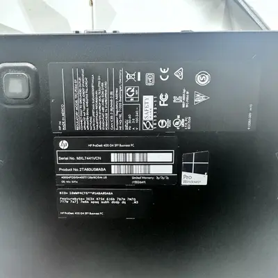HP ProDesk 400 G4 SFF Desktop, Intel Pentium G4400, 8GB, 960GB Storage - Thumbnail 8