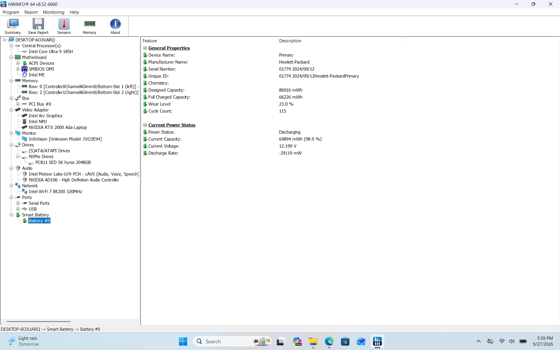 HP ZBook Studio 16 G11 16" Core Ultra 9 185H, 64GB DDR5, 2TB SSD, RTX 2000 Ada - Thumbnail 2