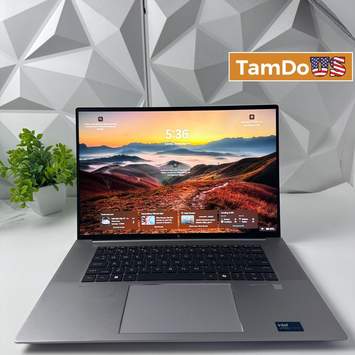 HP ZBook Studio 16 G11 16" Core Ultra 9 185H, 64GB DDR5, 2TB SSD, RTX 2000 Ada - Photo 1 - Real photo at TamDo.us