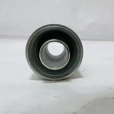 Hydraulic Hose Fitting, Steel or Brass, JIC/NPT/BSP, 1/4"–1", Crimp or Reusable - Thumbnail 4